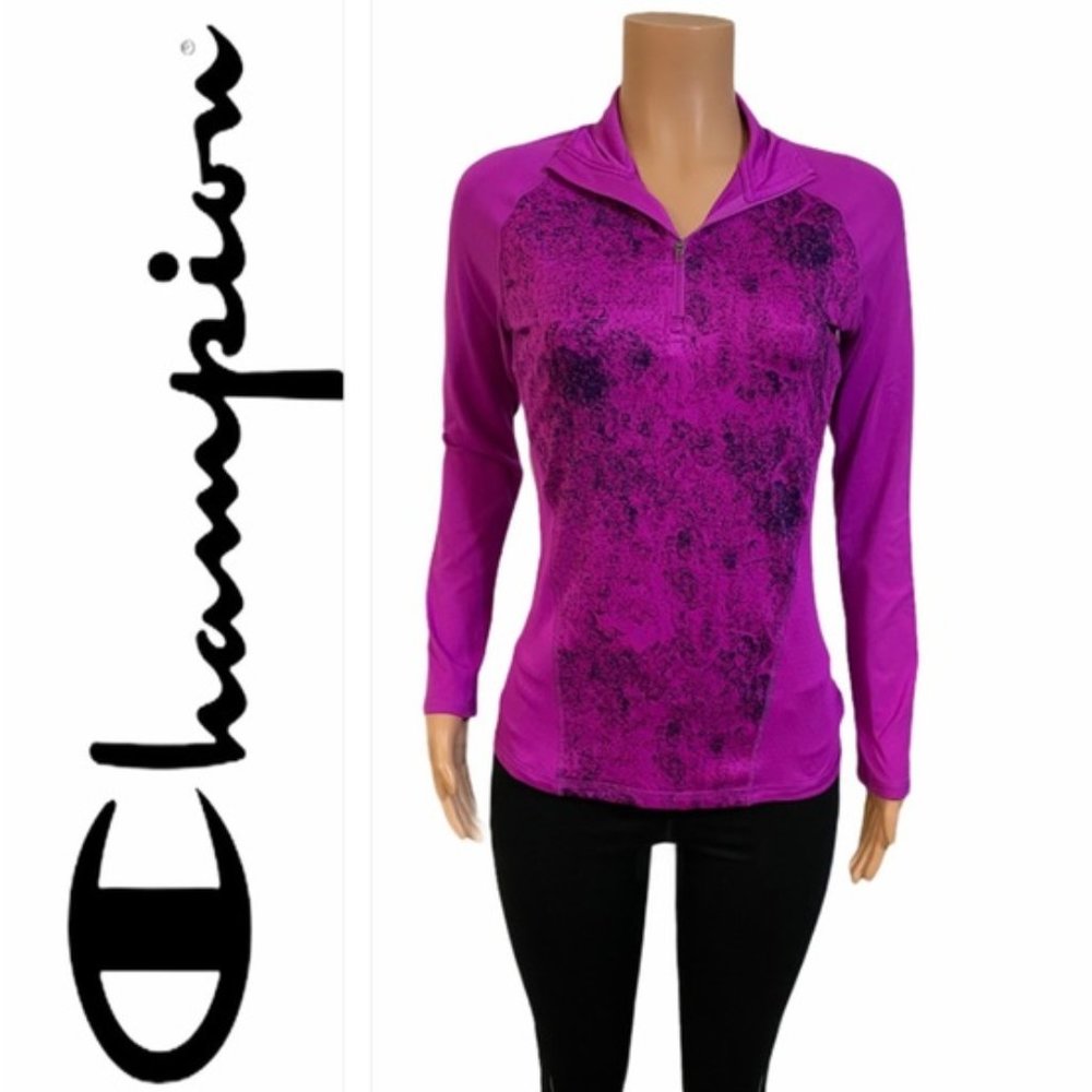 2-Piece Champion Long Sleeve Active Top and Sports Bra Set